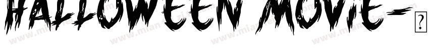 halloween movie字体转换